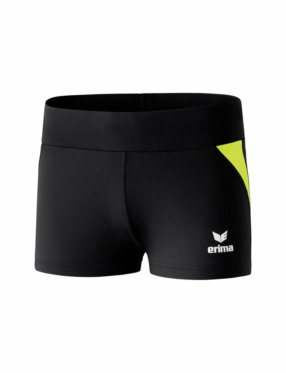 ERIMA Athletic Hotpants Damen - SALE -, Größe: 32, Farbe: schwarz/neon gelb