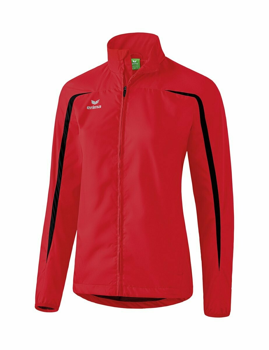 ERIMA Damen Leichtathletik Laufjacke, Größe: 34, Farbe: rot/schwarz