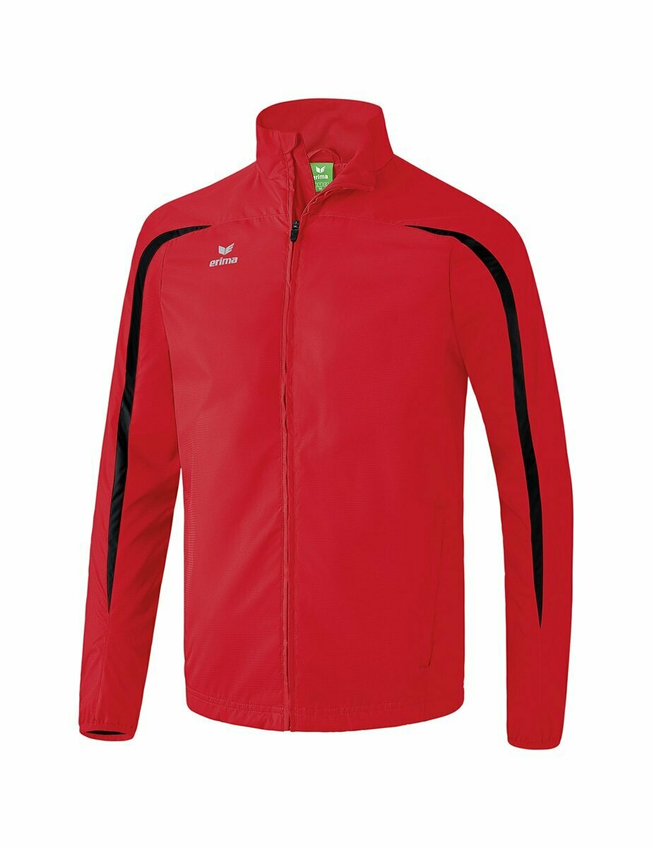 ERIMA Leichtathletik Laufjacke, Größe: 128, Farbe: rot/schwarz