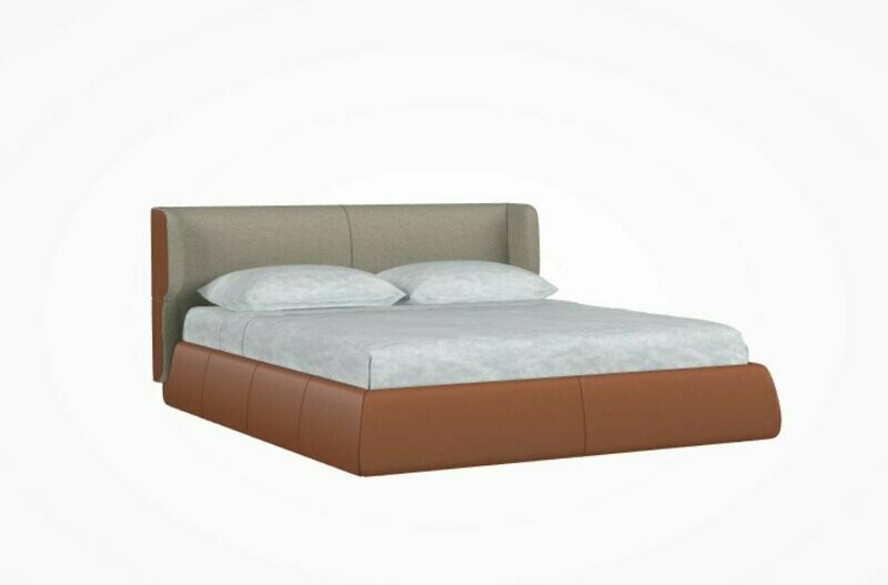 CLAIRE MIX cama em pele