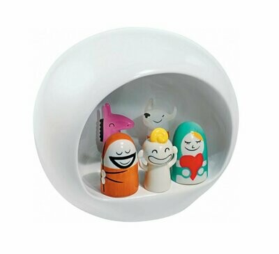 Alessi Nativity Scene White AMGI10 by Massimo Giacon