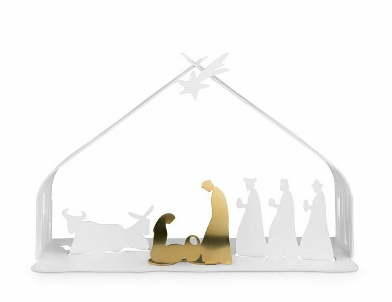 Alessi Nativity Scene Bark White BM09W by Michel Boucquillon & Donia Maaoui