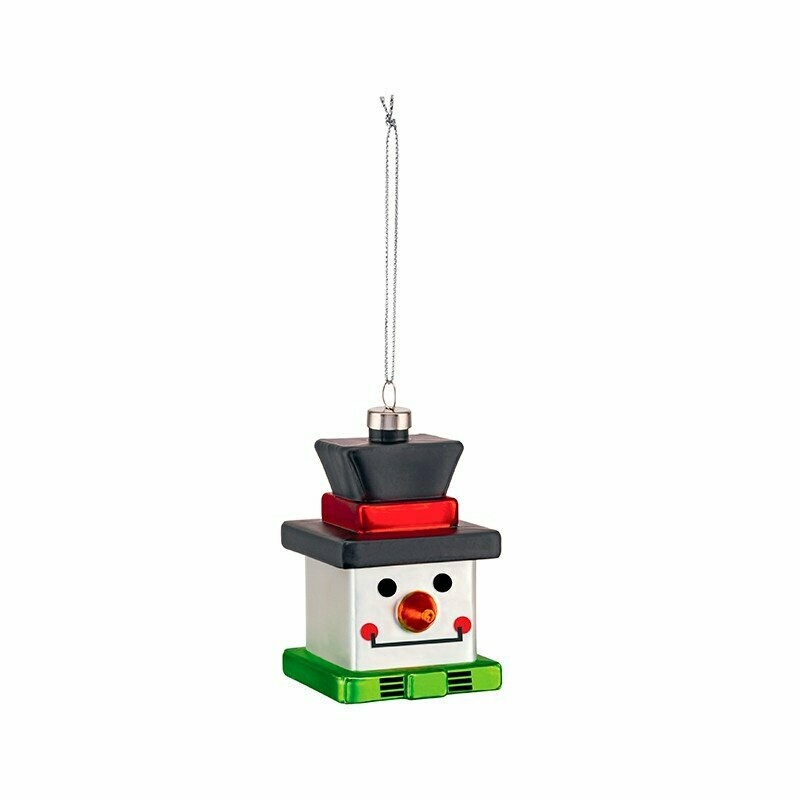 Alessi  boneco neve Natal Cubo - Le Palle Quadrate