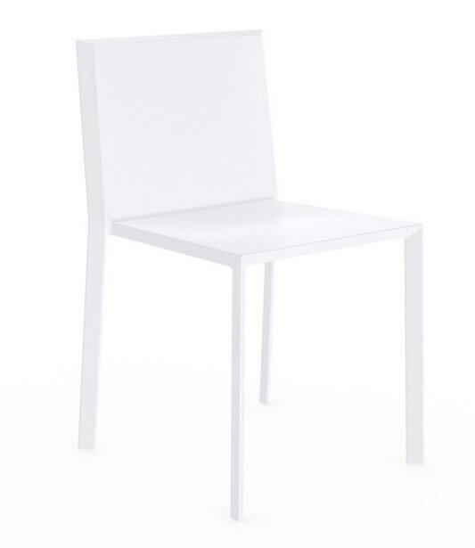 Vondom QUARTZ cadeira, Selecione o modelo.: QUARTZ sem braços, Selecione a cor.: BRANCA
