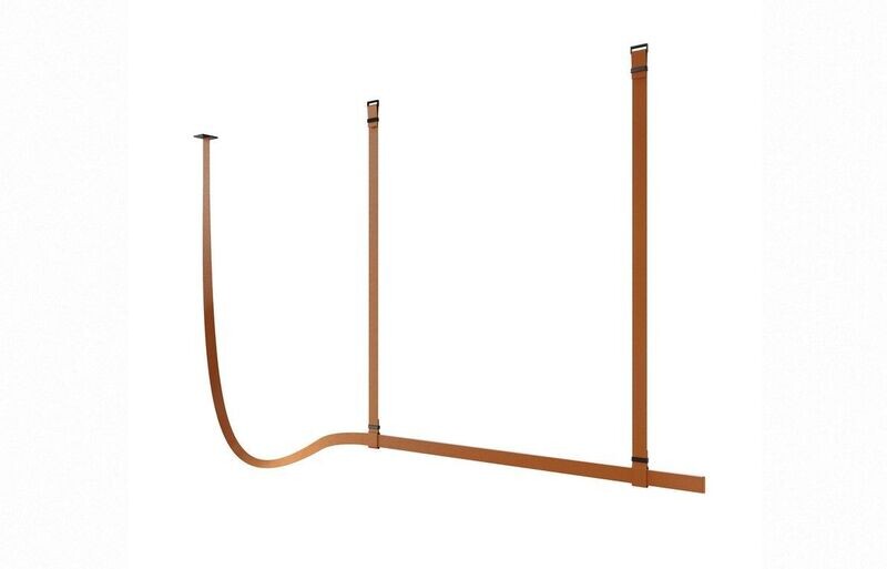 Flos BELT Fabric Copper Brown Casambi 2000mm