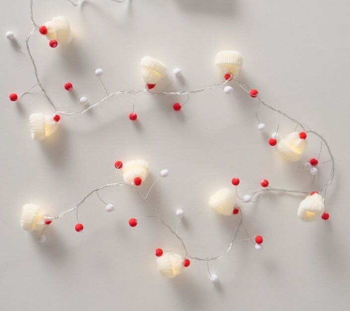 Luzes de Natal micro led com pilha  Luzes de Natal micro led com pilha "GORRO DE NATAL"