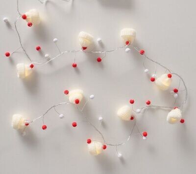 Luzes de Natal micro led com pilha  Luzes de Natal micro led com pilha "GORRO DE NATAL"