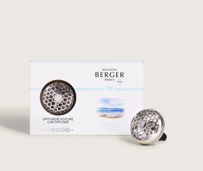 Maison berger Difusor carro recarregável metálico com aroma Vento do Oceano