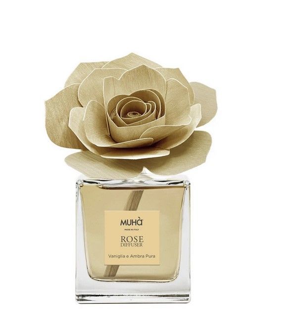 MUHÀ Difusor Rosa Vaniglia e Ambra Pura ‍