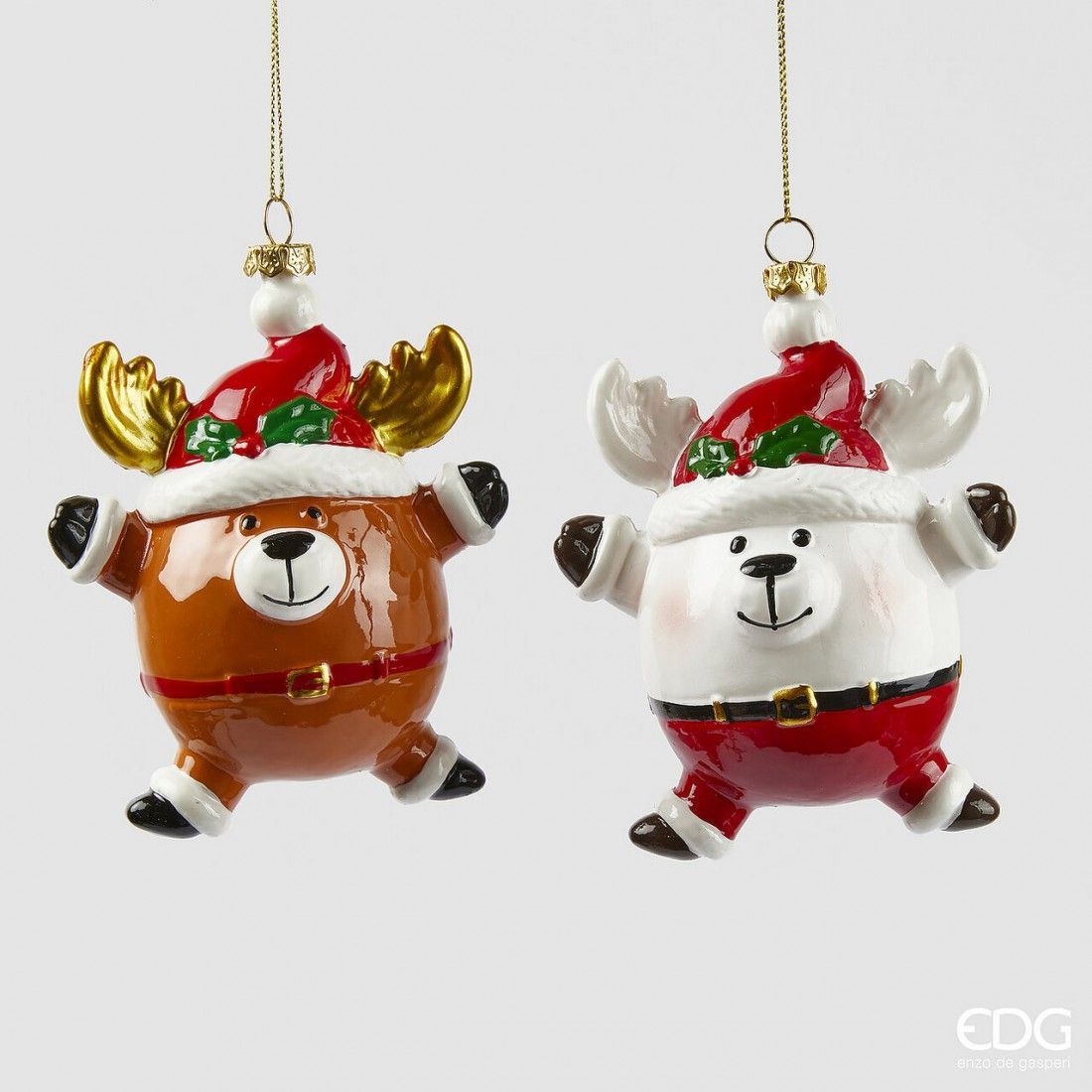 DECORAÇÃO NATAL - SET BOLA ADDOBBO RENNA H12cm DECORAÇÃO NATAL - SET BOLA ADDOBBO RENNA H12cm