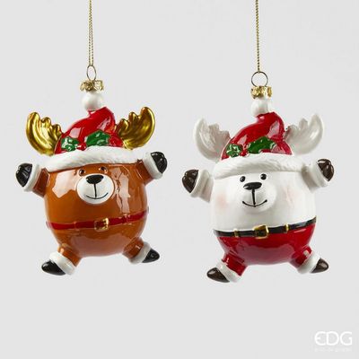 DECORAÇÃO NATAL - SET BOLA ADDOBBO RENNA H12cm DECORAÇÃO NATAL - SET BOLA ADDOBBO RENNA H12cm