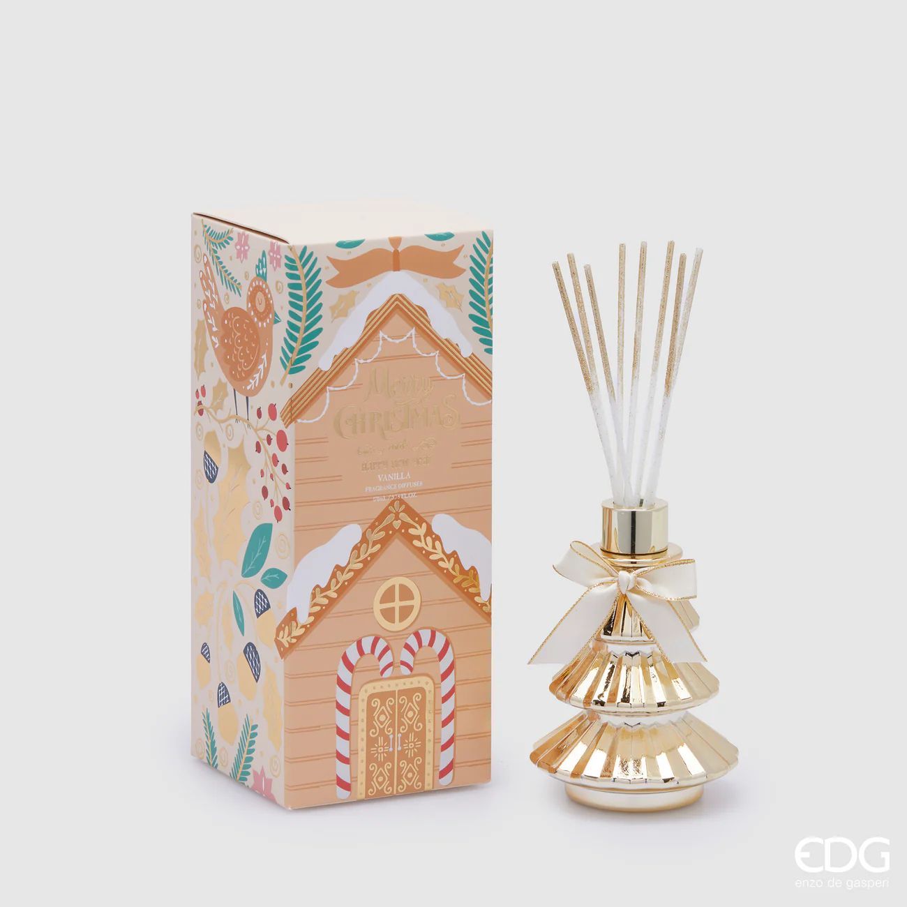 COFFRET AROMATIZADOR DE PAUZINHOS JOYFUL PINO PEQ 60 ML  / GRD 170 ML  (BLACK VANILLA)