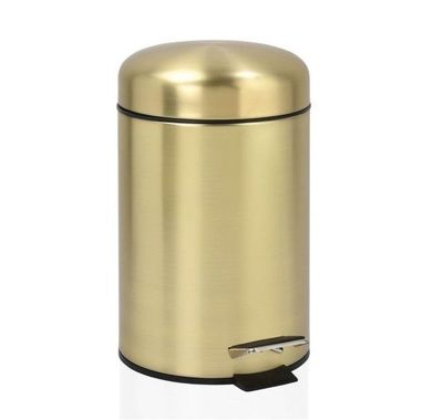 ANDREA-HOUSE BALDE LIXO ACO INOX DOURADO