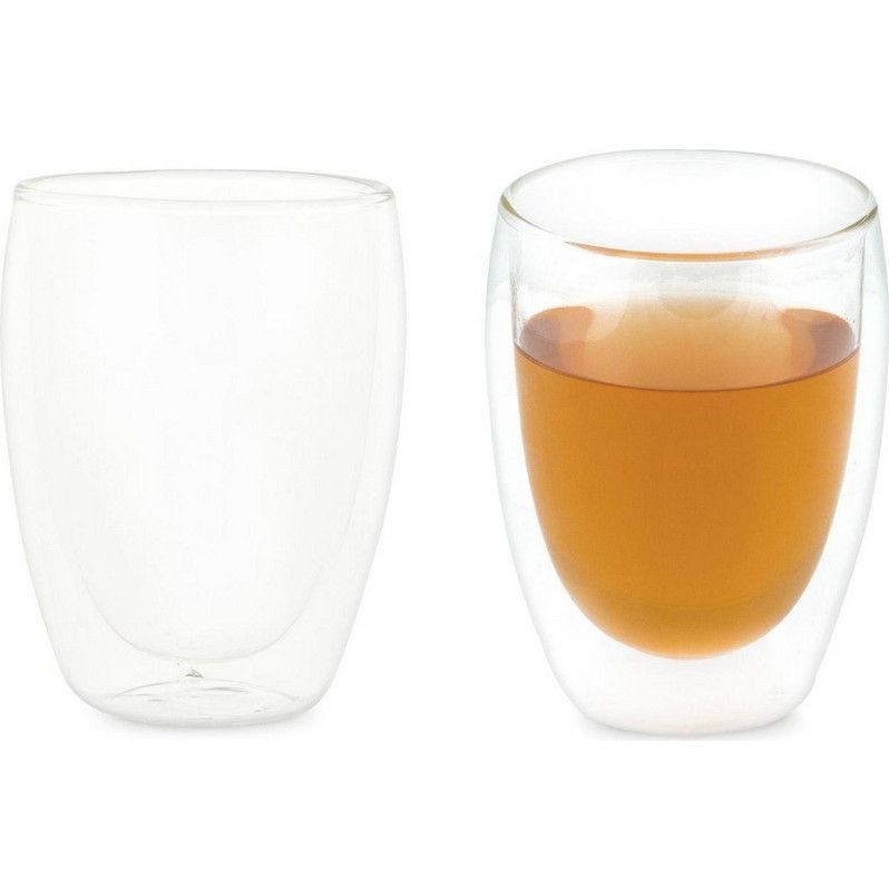 Andrea House - Conjunto de 2 copos de parede dupla 330ml
