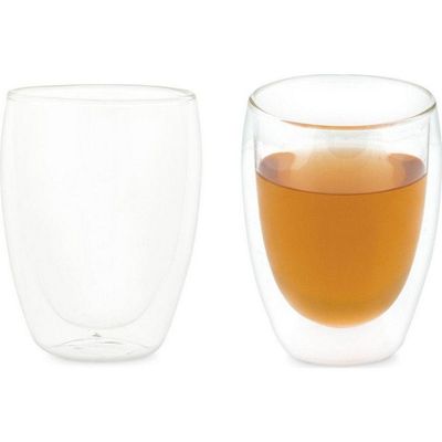 Andrea House - Conjunto de 2 copos de parede dupla 330ml