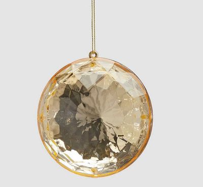 EDG -Bola de Diamante Dourado diâmetro cm. 10 EDG -Bola de Diamante Dourado diâmetro cm. 10