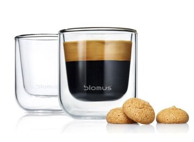BLOMUS - Set de 2 Copos Espresso NERO 80ml