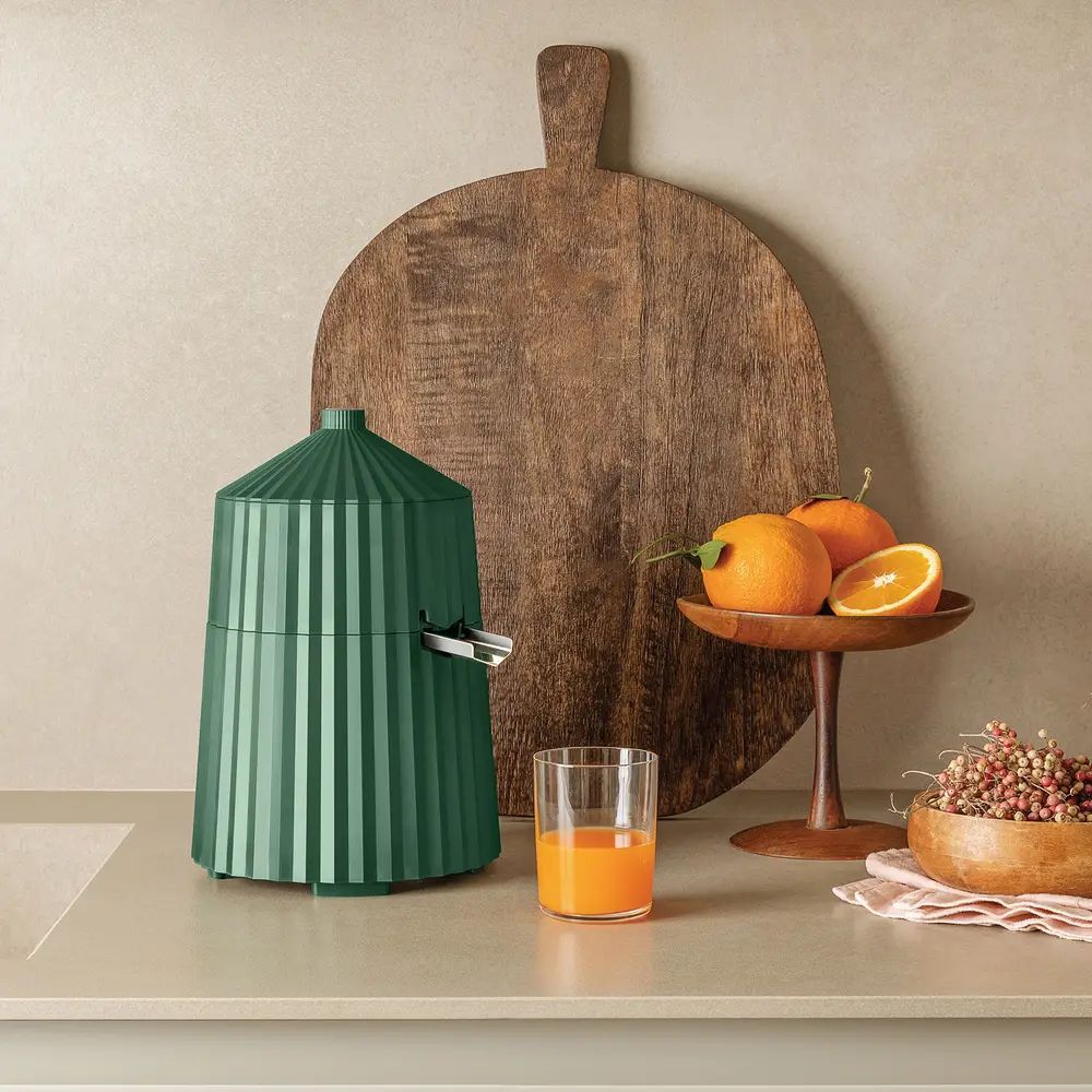 Alessi - Espremedor eléctrico PLISSÉ verde
