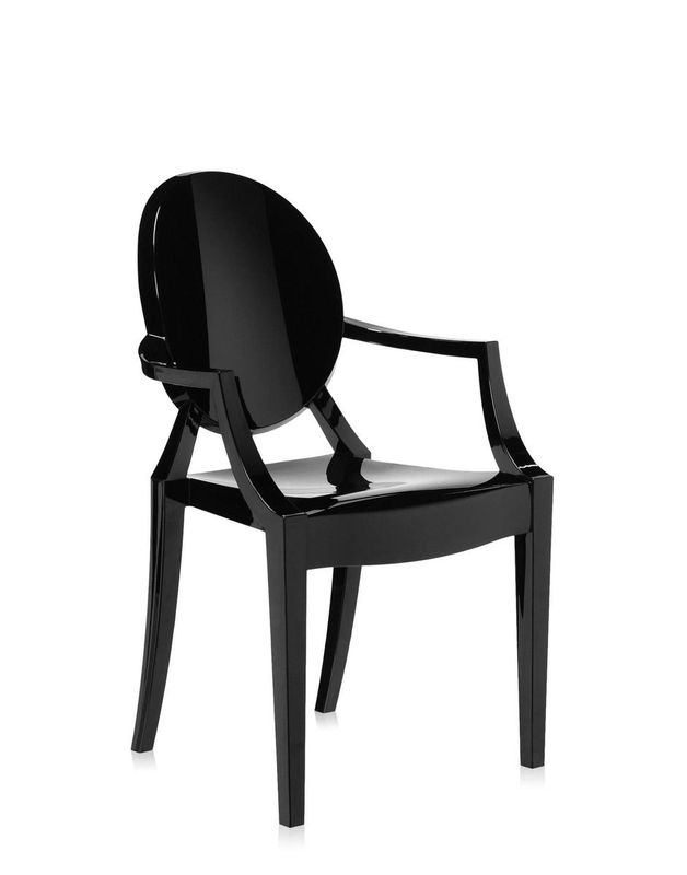 Kartell Louis Ghost Black (Set de 2 cadeiras) Pretas