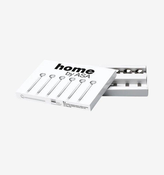 Conj. 6 colheres expresso 10cm