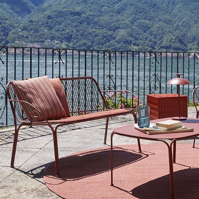 Kartell - Hiray Garden sofa 2 lugares sem almofada