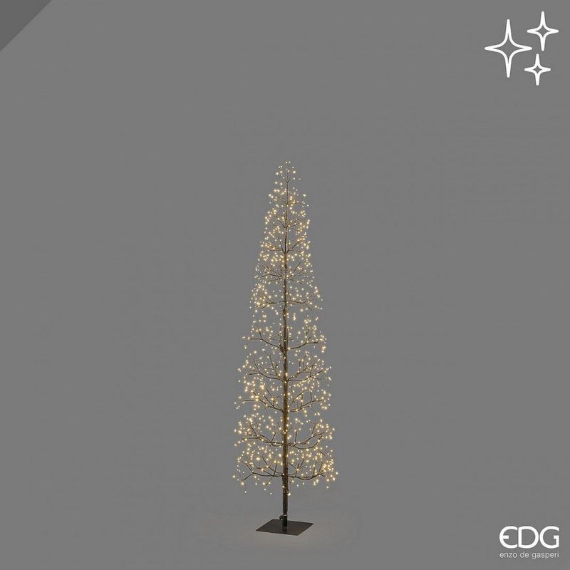 Árvore LED faia slim 708 LED H150cm- Preto