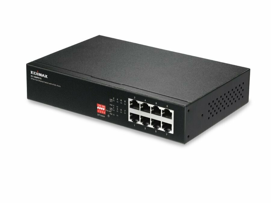 PoE Netzwerk-Switch EDIMAX ES-1008PH V2
