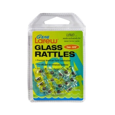 Gene Larew Bass Glass Rattles 7mm Glass 9/16'' 15pk