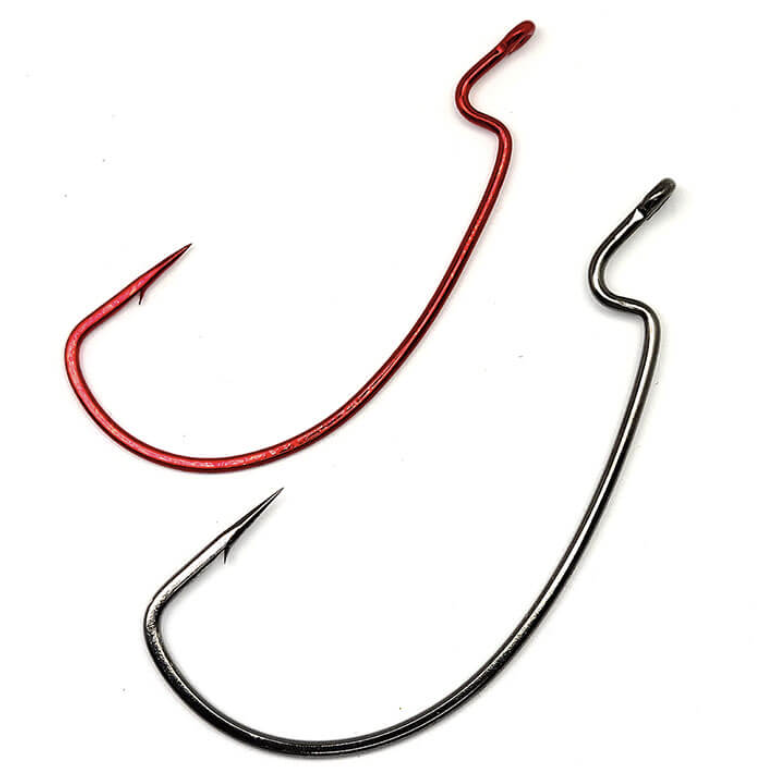 Gamakatsu Offset Shank Worm EWG Red
