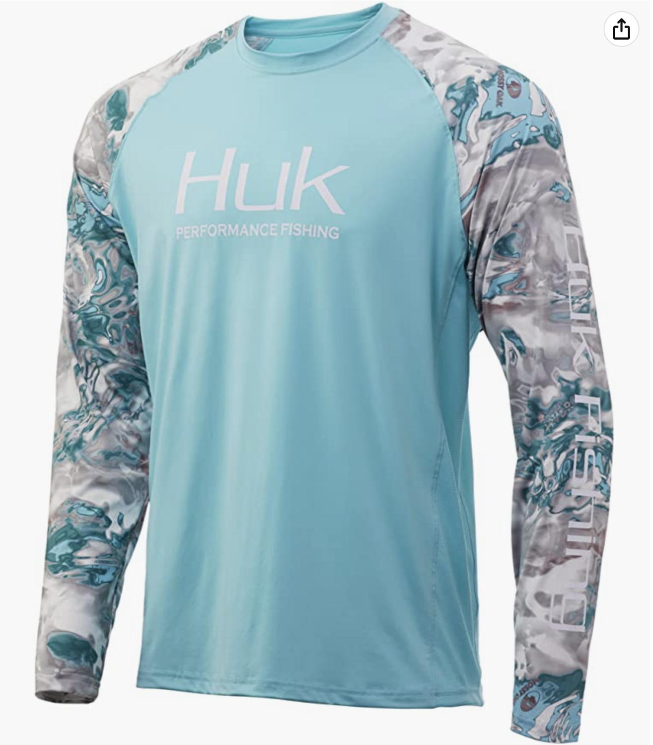 Huk Mossy Oak Double Header Vented - 3XL - MO Hydro Shallows