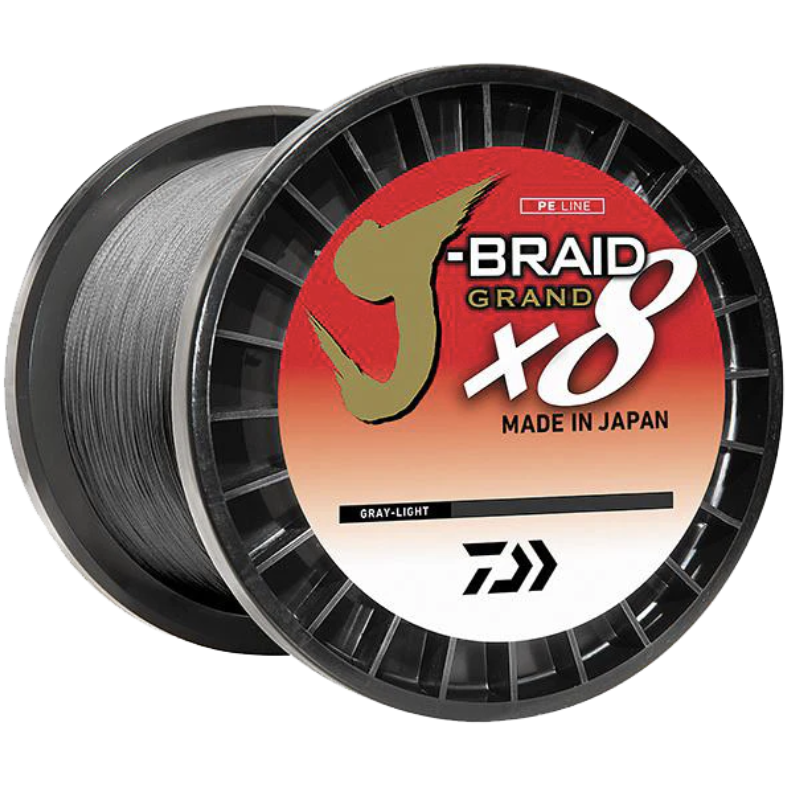 Daiwa J-Braid x8 Grand Braid - Gray-Light