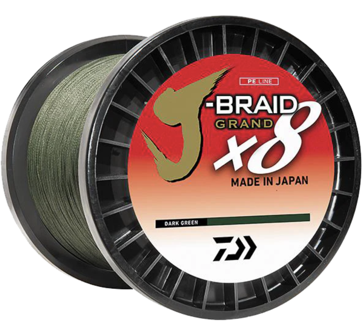 Daiwa J-Braid x8 Grand Braid - Dark Green