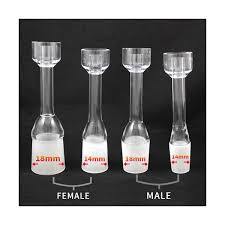 QUARTZ Domeless Nails - Male and Female 14mm and 19mm