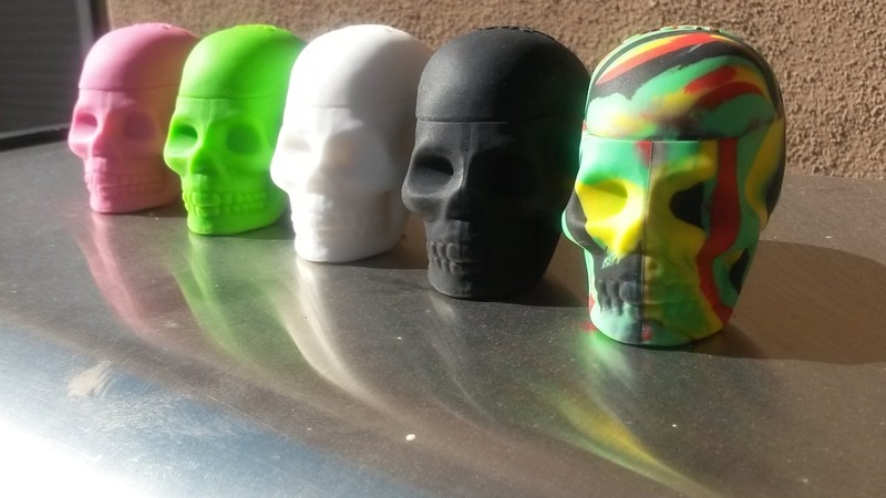 NoGoo® Skull NonStick Platinum Cured Jar - NEW SIGNATURE SERIES