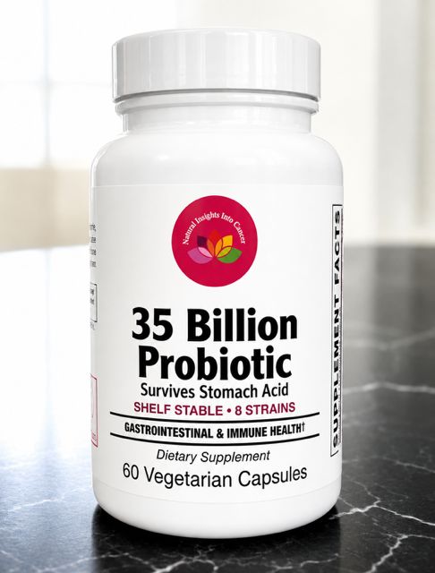 35 BILLION probiotic from Natural Insights Into Cancer