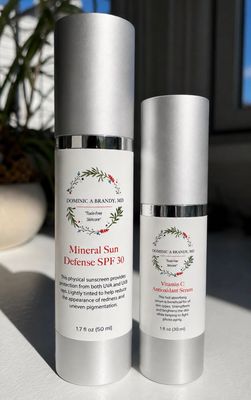 SUN PROTECTION BUNDLE from Dominic A Brandy, MD Toxin-Free Skincare, showing the products included