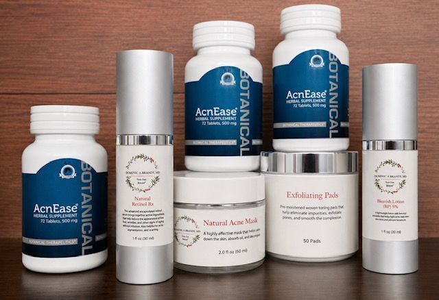 SEVERE ACNE BUNDLE SEVERE ACNE BUNDLE from Dominic A Brandy, MD Toxin-Free Skincare, showing the products included