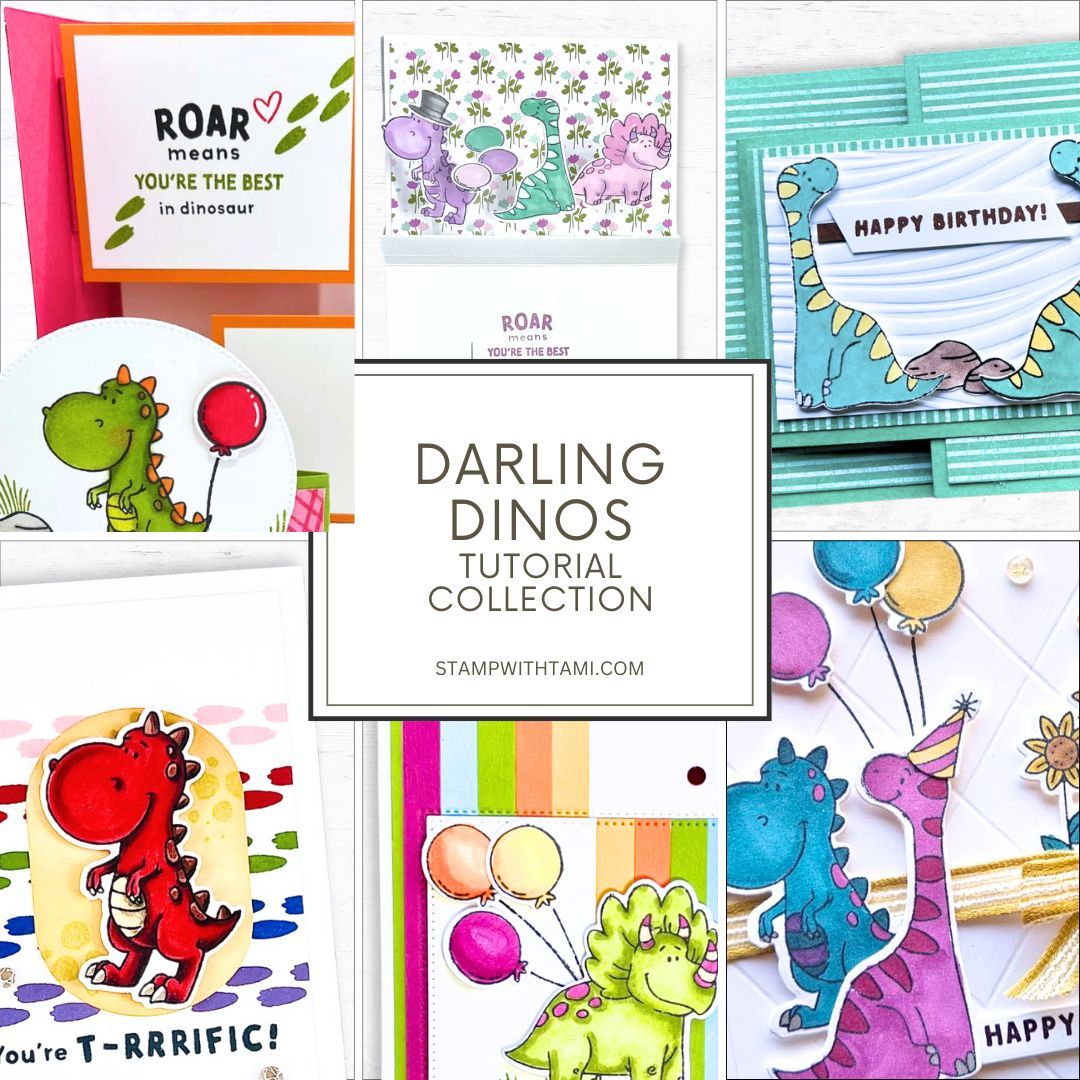 Darling Dinos Fun Folds &amp; Techniques Card Tutorial