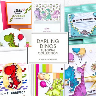 Darling Dinos Fun Folds &amp; Techniques Card Tutorial