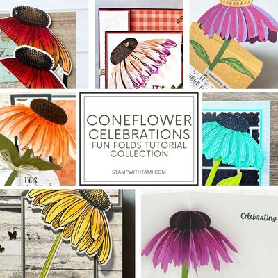 Coneflower Celebrations Fun Fold Card Tutorial Collection