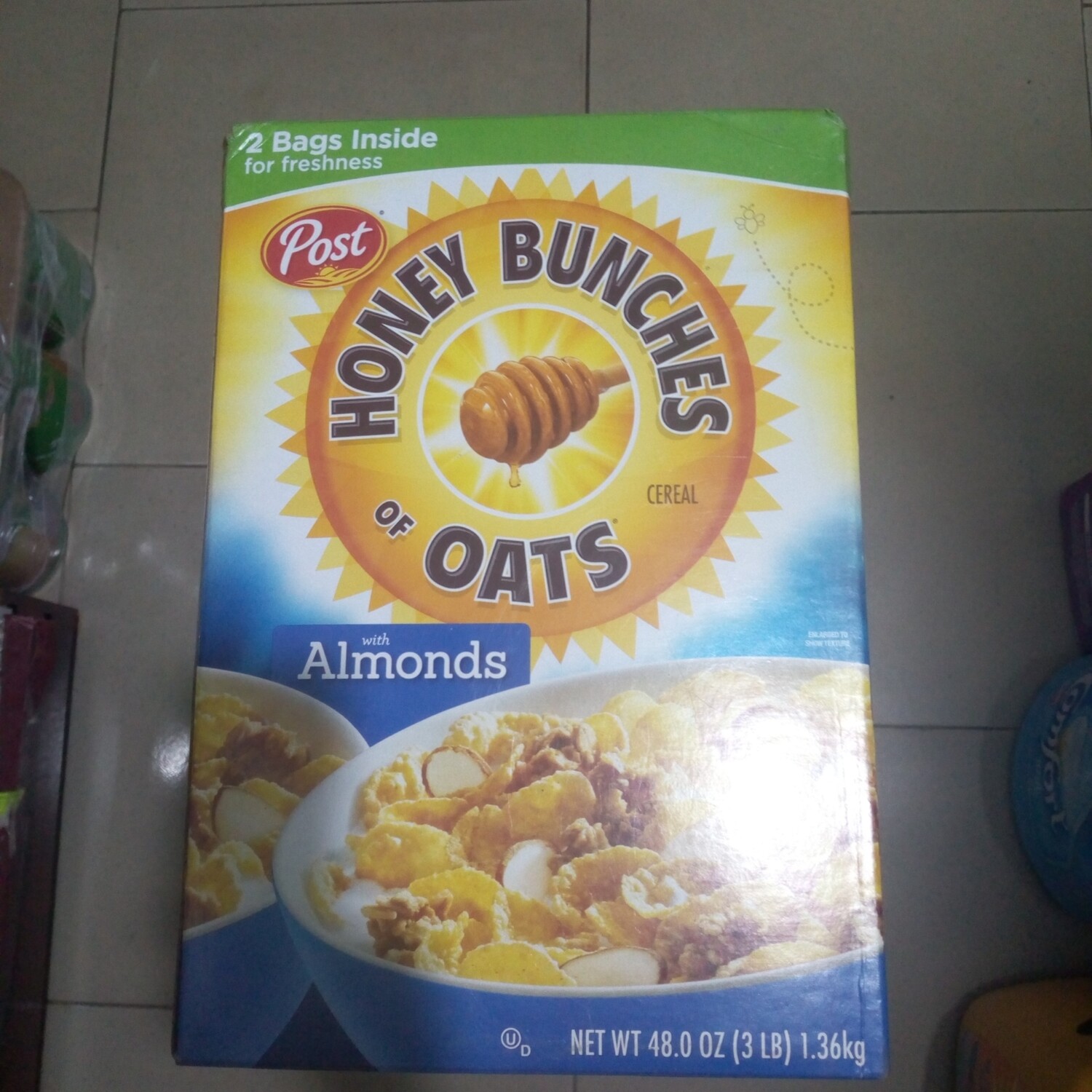 Post Honey Bunches of Oats Cereal with Almonds 1.36kg