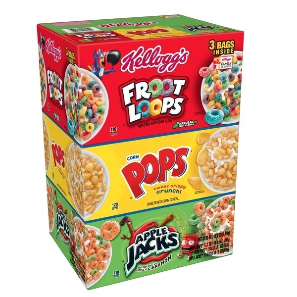 Kellogg&#39;s breakfast cereal variety pack