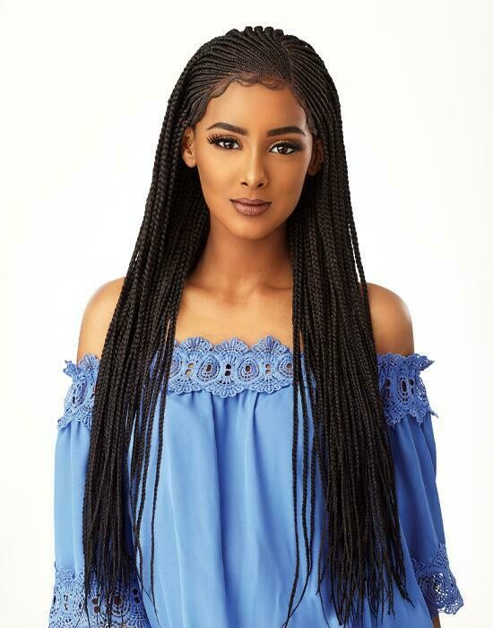 Cloud 9 Braided Lace Wigs: SIDE PART CORNROW Cloud 9 Braided Lace Wigs: SIDE PART CORNROW