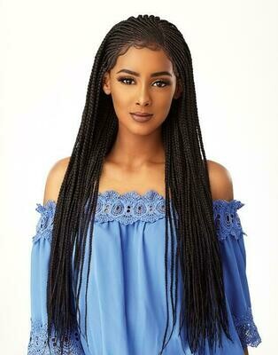 Cloud 9 Braided Lace Wigs: SIDE PART CORNROW