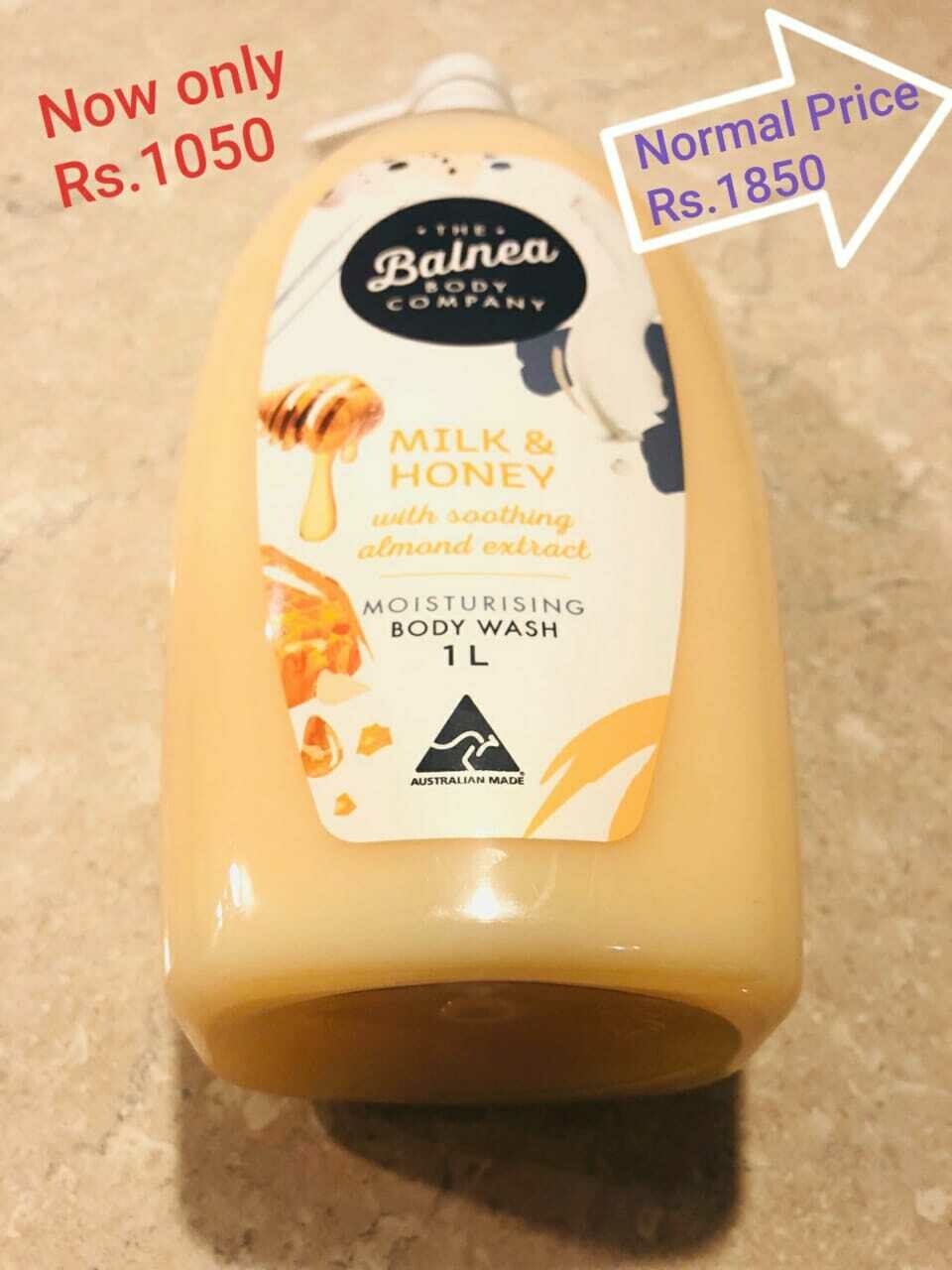 Balnea body compact moisturising body wash - 1L
