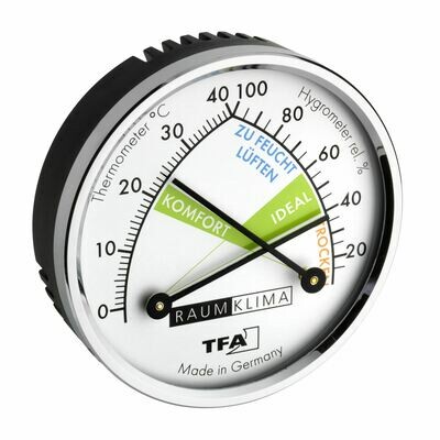 Thermo-Hygrometer mit Metallring