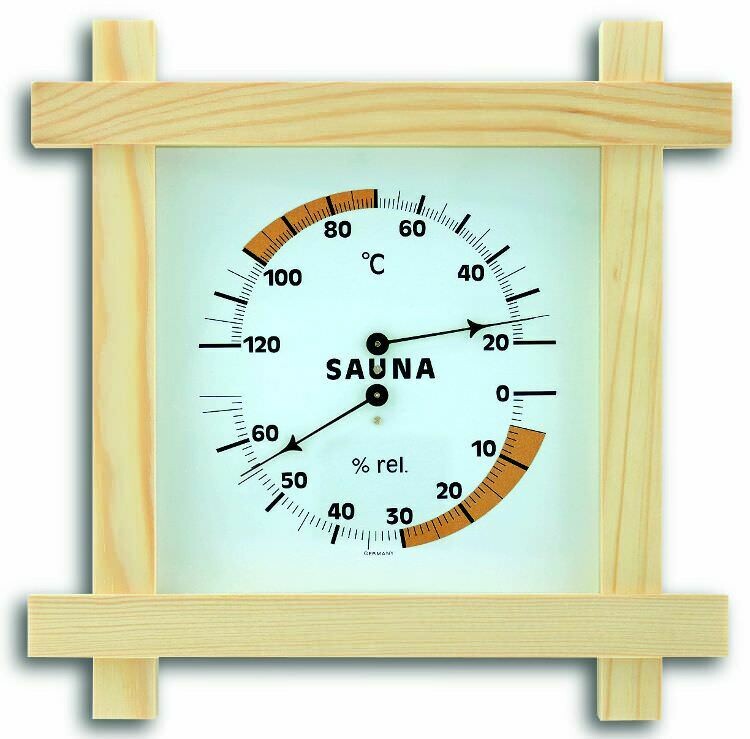 Sauna-Thermometer Massivholz TFA 40.1008