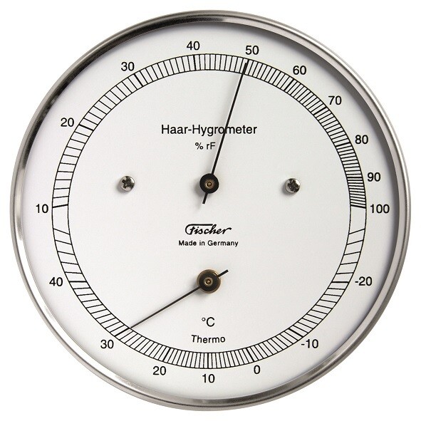 Haar-Hygrometer mit Thermometer 111.01T