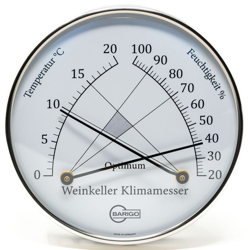 Weinkeller-Klimamesser