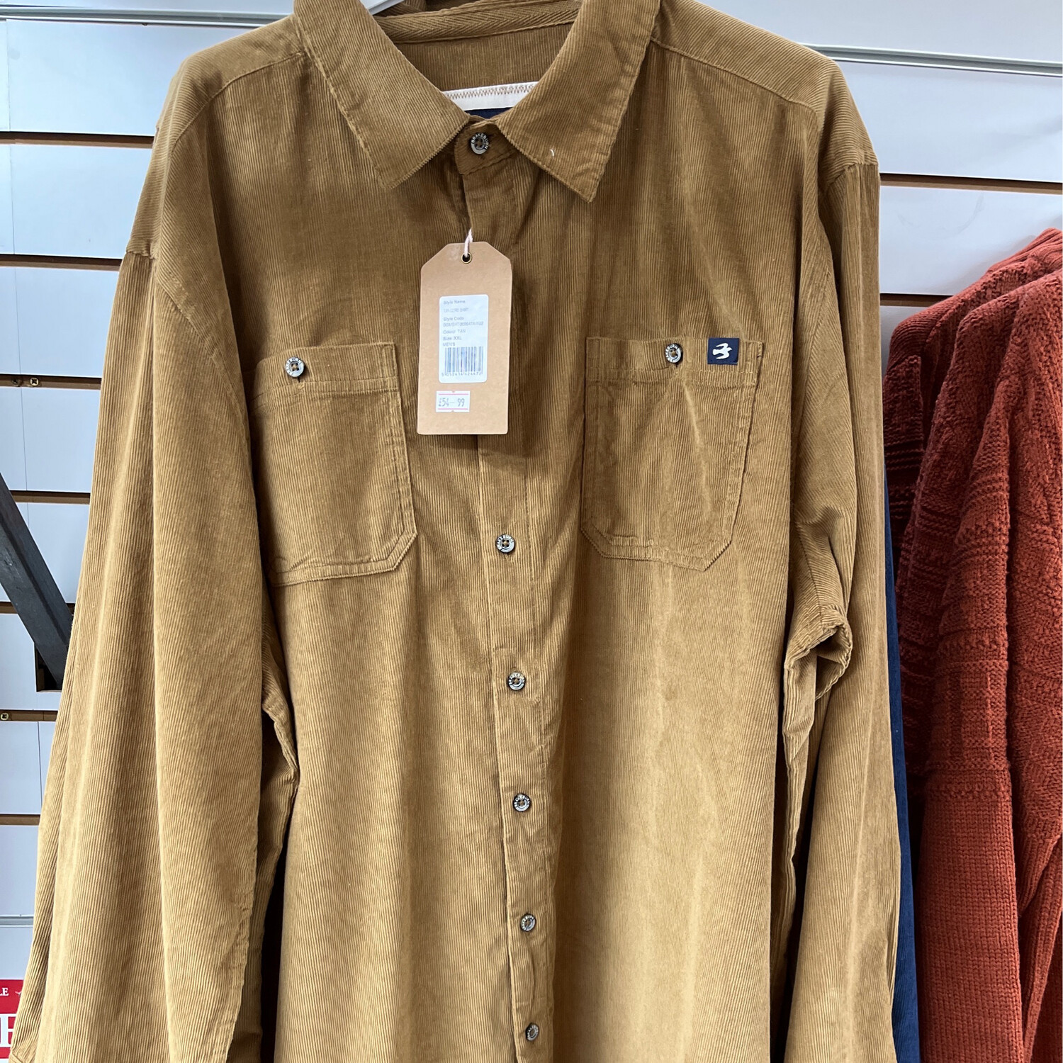Tan Cord Shirt